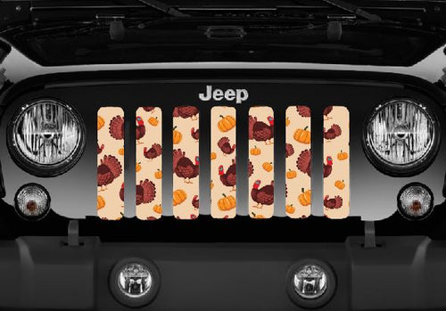 Turkey Day Jeep Grille Insert