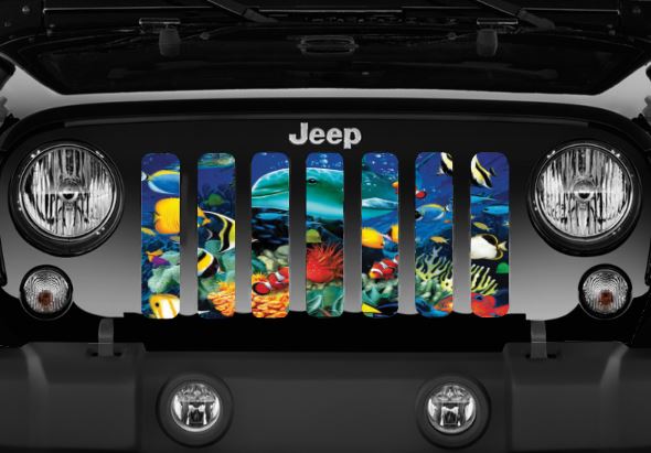 Under The Sea Jeep Grille Insert