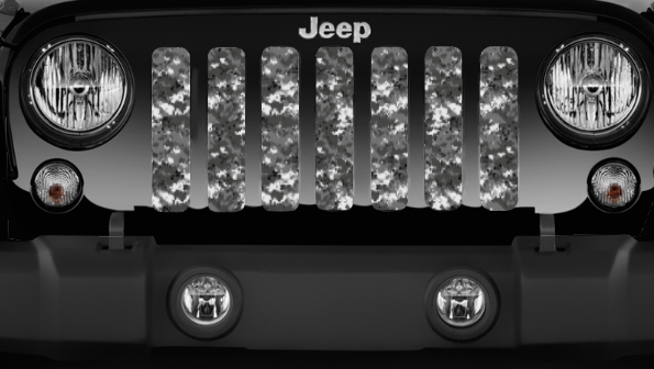 Urban Camo Tactical Jeep Grille Insert