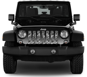Urban Camo Tactical Jeep Grille Insert