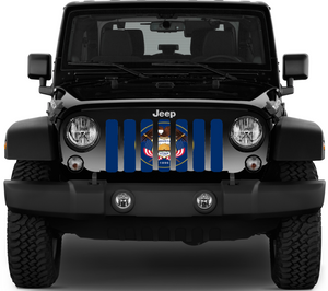 Utah State Flag Jeep Grille Insert