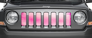 Pink Ombre Jeep Grille Insert