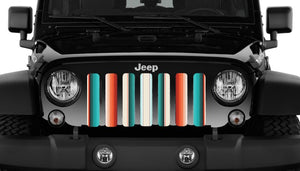 Southwestern Serape Jeep Grille Insert