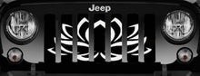 White Lotus Jeep Grille Insert