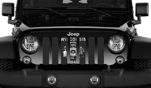 Wisconsin Tactical State Flag Jeep Grille Insert