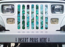 Mermaid Scales - Sea Foam - Jeep Grille Insert