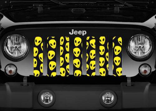 Yellow Aliens Grille Insert