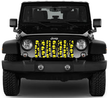 Yellow Aliens Jeep Grille Insert