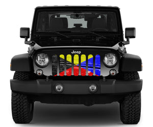 Zulu Martime Flag Jeep Grille Insert