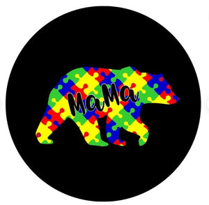 Autism Mama Bear Spare Tire Cover