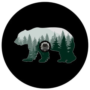 Bear In The Woods Spare Tire Cover