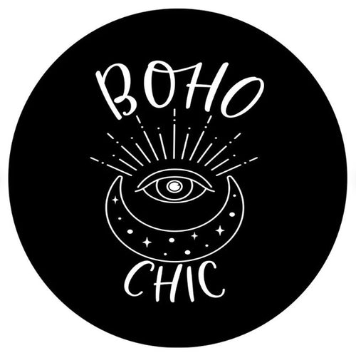 Boho Chic Moon Spare Tire Cover