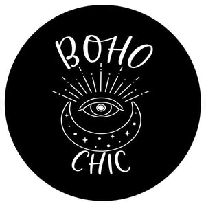 Boho Chic Moon Spare Tire Cover