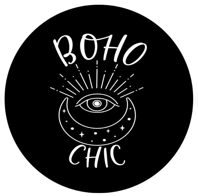 Boho Chic Moon Spare Tire Cover