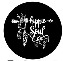 Boho Hippie Soul Flower & Arrow ( Any Color) Spare Tire Cover