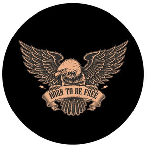 Born To Be Free Eagle Spare Tire Cover