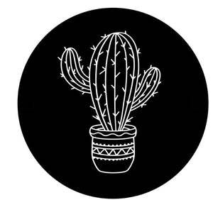 Cactus In A Pot (Any Color) Spare Tire Cover