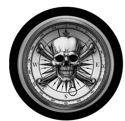 Compass Skull Spare Tire Cover