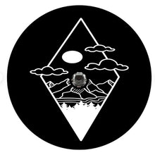 Diamond Mountain In The Clouds Spare Tire Cover