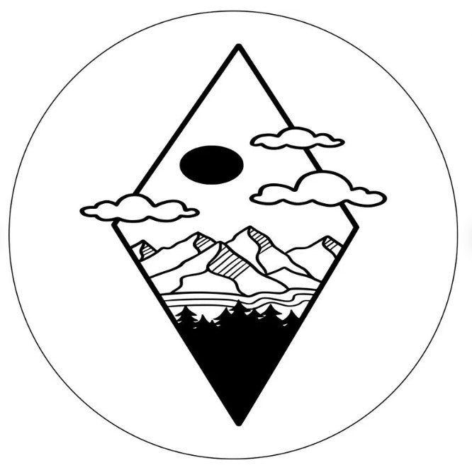 Diamond Mountain In The Clouds White Spare Tire Cover