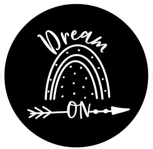 Dream On Rainbow & Arrow Spare Tire Cover