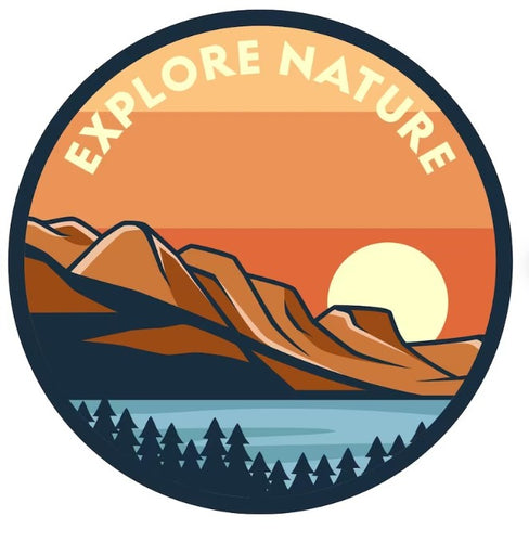 Explore Nature Sun On The Mountains Spare Tire Cover