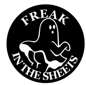 Freak In The Sheets Funny Ghost Spare Tire Cover