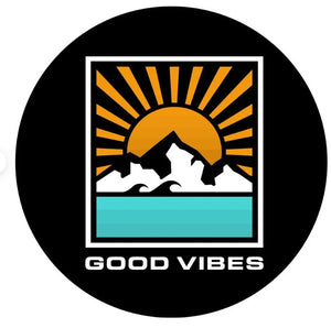 Good Vibes & Sun Rays Spare Tire Cover