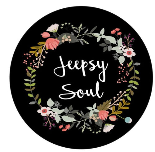 Jeepsy Soul Floral Spare Tire Cover