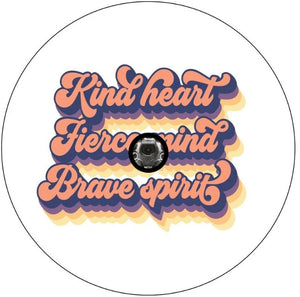 Kind Heart White Spare Tire Cover