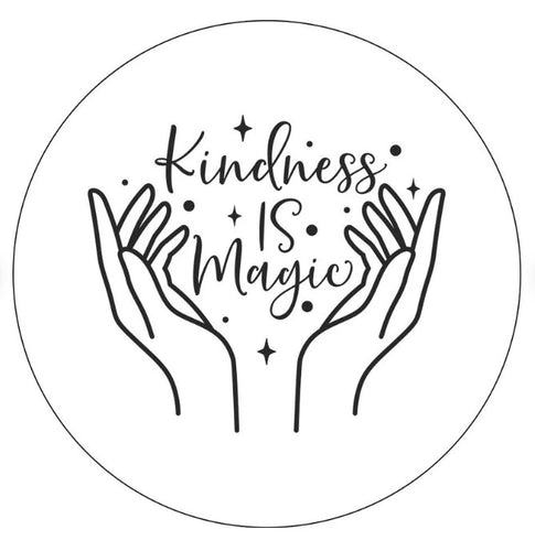 Kindness Is Magic White Spare Tire Cover