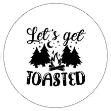 Let's Get Toasted White Spare Tire Cover