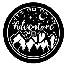Lets Go On An Adventure (Any Color) Spare Tire Cover