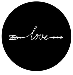 Love Arrow Spare Tire Cover