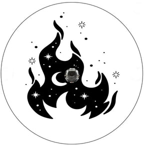 Magical Fire White Spare Tire Cover