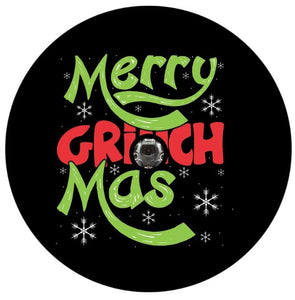 Merry Grinchmas Spare Tire Cover