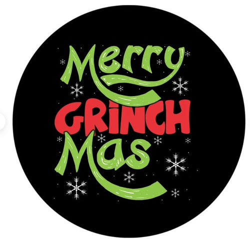 Merry Grinchmas Spare Tire Cover