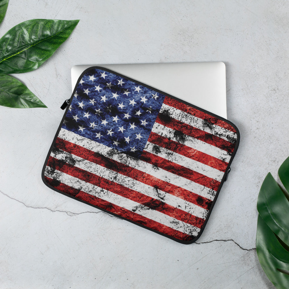 Laptop Sleeve - Dirty Grace American Flag