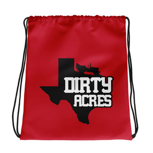 Dirty Acres Texas Jeep Drawstring bag