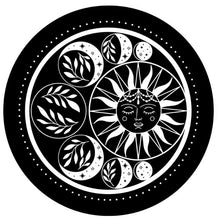 Moon Phase Around The Sun Spare Tire Cover