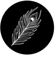 Peacock Feather Spare Tire Cover