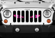 Chaos Pink Eyes Jeep Grille Insert