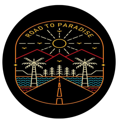 Road To Paradise Spare Tire Cover