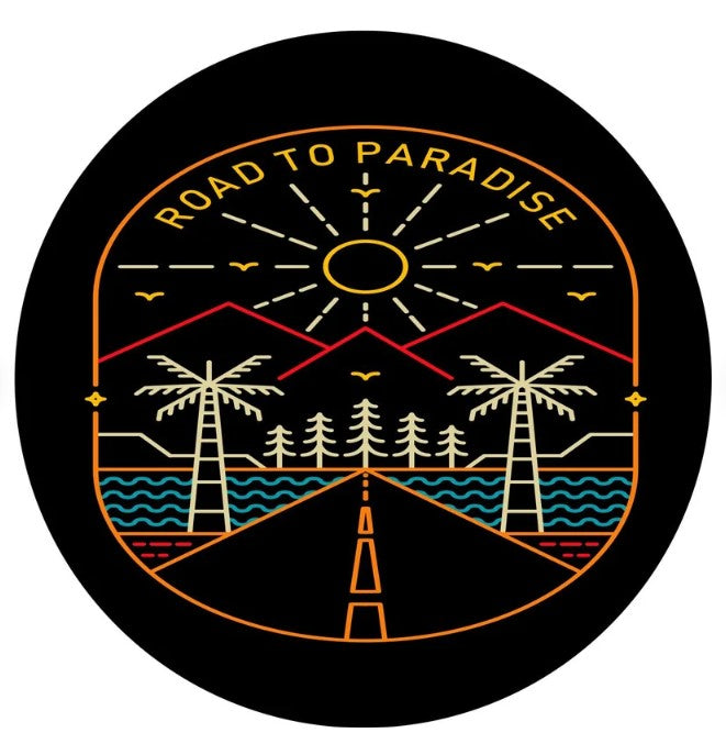 Road To Paradise Spare Tire Cover