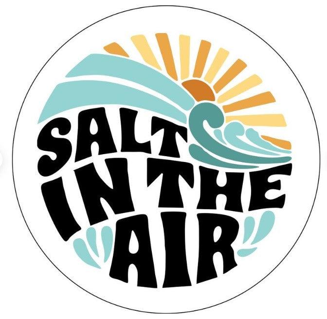 Salt In The Air With Sunrays White Spare Tire Cover