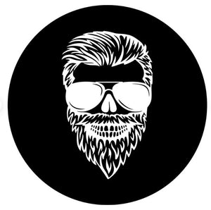 Skull Daddy With Beard & Sunglasses Spare Tire Cover