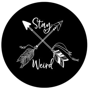 Stay Weird Arrows Spare Tire Cover