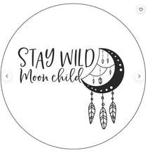 Stay Wild Moon Child Dream Catcher White Spare Tire Cover