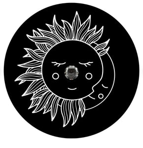 Sun & Moon Together Spare Tire Cover