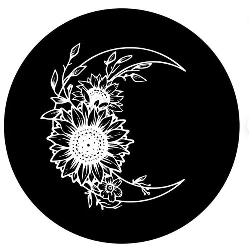 Sunflower Moon Spare Tire Cover